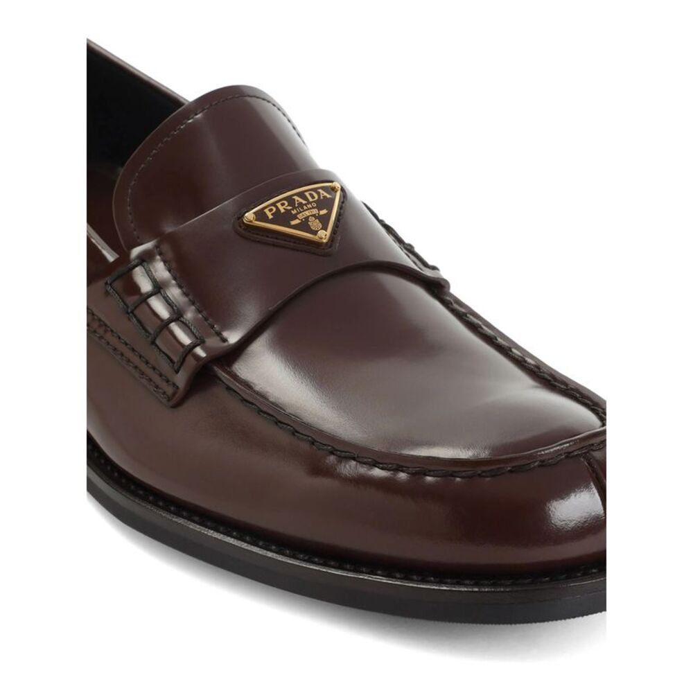 Prada Brown Loafers Men - Picture 2 of 4